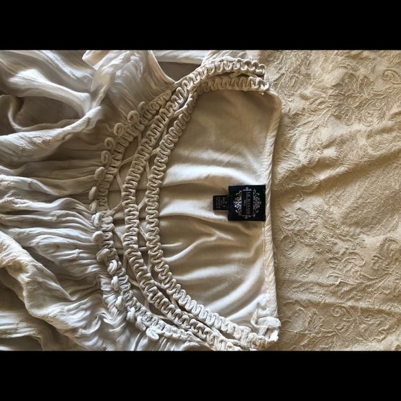 Le Marias gypsy split shoulder blouse size medium made in Italy - Picture 8 of 8